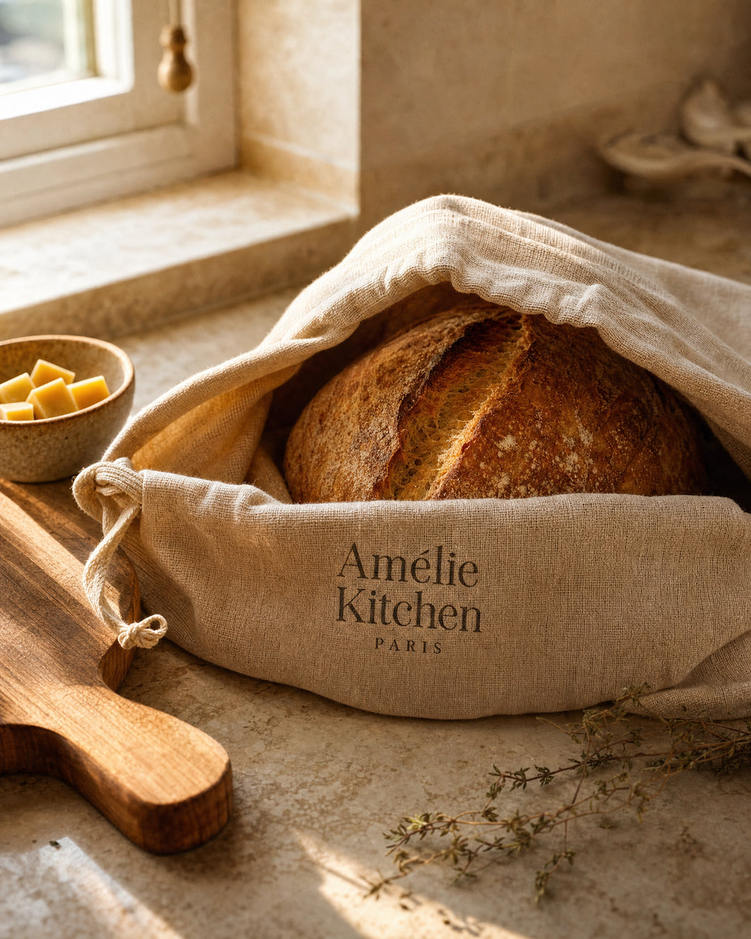 Bolsa de pan Amélie Kitchen — estilo de vida en cocina francesa