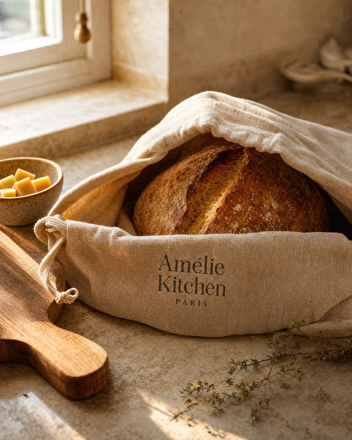 Bolsa de pan Amélie Kitchen — estilo de vida en cocina francesa